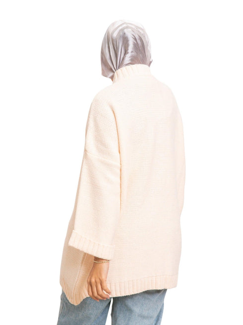 Powder Rose Over Size Pullover - Khotwh